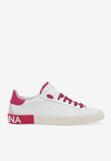 Dolce & Gabbana Portofino Calf Leather Sneakers White CK2203 AM779 8K084