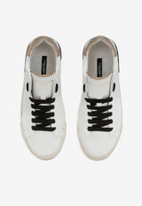 Dolce & Gabbana Portofino Vintage Calf Leather Sneakers White CK2203 AM780 89662