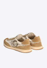 Dolce & Gabbana DG Cushion Velvet Sneakers Beige CK2288 A6N32 8W050