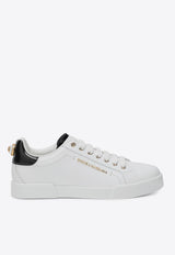 Dolce & Gabbana Leather Portofino Sneakers White CK2329AH506/R_DOLCE-89662