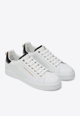 Dolce & Gabbana Leather Portofino Sneakers White CK2329AH506/R_DOLCE-89662