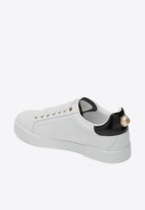 Dolce & Gabbana Leather Portofino Sneakers White CK2329AH506/R_DOLCE-89662