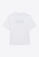 Acne Studios Face Logo Print T-shirt White CL0257CO/O_ACNE-183