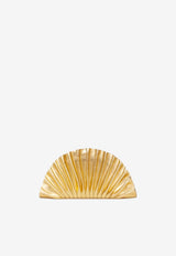 Cult Gaia Min Nala Fanned-Style Clutch Gold CL2092NP_GOLD