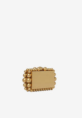 Cult Gaia Eos Clutch with Beads Gold CL3682MT2066_GOLD