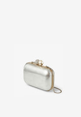 Jimmy Choo Cloud Pearl and Crystal Clutch CLOUD TLY IVORY