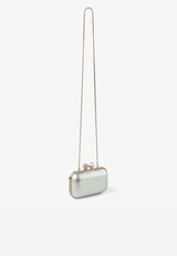 Jimmy Choo Cloud Pearl and Crystal Clutch CLOUD TLY IVORY