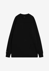 Rick Owens X Champion Tommy T Loose Sweatshirt Black CM01E1671CHFE/Q_RICKO-09