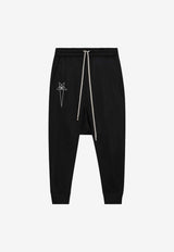 Rick Owens X Champion Pentagram Track Pants Black CM01E1689CHJS/Q_RICKO-09