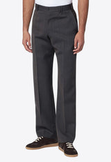 PT Torino Striped Tailored Wool Pants Brown COAFJDB00REWES27/R_PT0F-0170