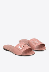 Dolce & Gabbana Bianca DG Logo Slides Pink CQ0436 AY329 80405