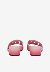 Dolce & Gabbana Bianca 40 Leather Mules CR1139 AS204 HF5AC Pink