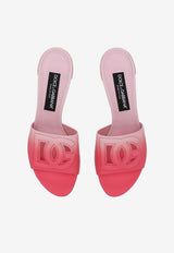 Dolce & Gabbana Bianca 40 Leather Mules CR1139 AS204 HF5AC Pink