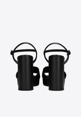 Dolce & Gabbana Keira 85 Calf Leather Platform Sandals Black CR1586 AW576 80999