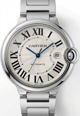 Cartier Ballon Bleu 40mm Stainless Steel Watch Silver CRTRBB40SSW_TH