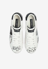 Dolce & Gabbana Portofino Crown Low-Top Sneakers White CS1760 A9AG1 89697