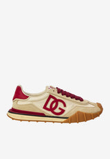 Dolce & Gabbana DG Athletic Sneakers in Nylon and Calfskin Multicolor CS2384 AZ862 8W108