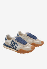 Dolce & Gabbana DG Athletic Sneakers in Nylon and Calfskin Multicolor CS2384 AZ862 8W109
