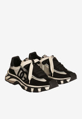 Dolce & Gabbana DG Country Road Nylon and Leather Sneakers Multicolor CS2403 A0205 8S469