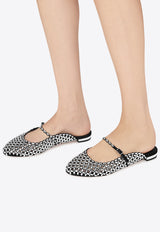 Aquazzura Crystal-Embellished Flat Mules CTAFLAA1-SUE-000 Black