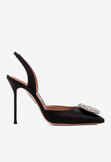 Crystal Hoop 105 Slingback Pumps