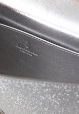 Aquazzura Crystal Hoop Shoulder Bag CYPSHBS0-GTSSCP SILVER/CRYSTAL