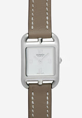 Mini Cape Cod Watch 27mm in Etoupe Swift Leather Double Tour Strap