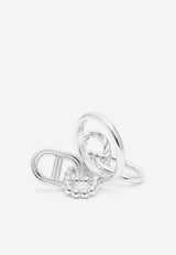 Chaine d'Ancre Alea II Multi Links Ring in Silver