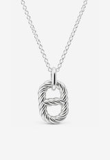 Chaine d'Ancre Alea II Twisted Pendant GM in Silver