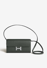 Constance To Go Wallet in Vert Mangrove Epsom with Palladium Hardware