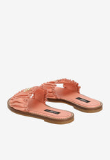 Dolce & Gabbana Kids Girls Nappa Leather Sandals Pink D11373 A1850 88438
