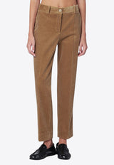 P.A.R.O.S.H Straight-Leg Corduroy Pants Camel D232456CO/R_PAROS-006
