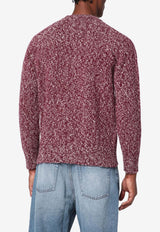 Drumohr Wool Patterned Sweater Purple D5W103MRLWO/R_DRUMH-M06