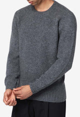 Drumohr Wool Crewneck Sweater Gray D8W103GLOWO/R_DRUMH-670