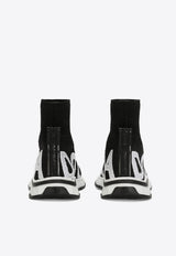 Dolce & Gabbana Kids Boys Sorrento 2.0 High-Neck Sneakers DA5179 AK338 8B939 Black