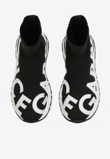 Dolce & Gabbana Kids Boys Sorrento 2.0 High-Neck Sneakers DA5179 AK338 8B939 Black