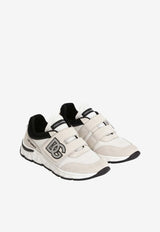 Dolce & Gabbana Kids Girls DG Running Split Sneakers White DA5187 AA954 8B926