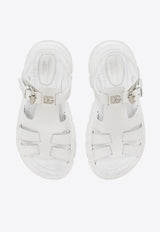 Dolce & Gabbana Kids Boys Logo Sandals DA5204 AB097 80001 White