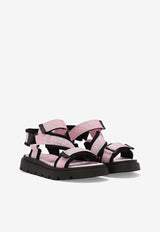Dolce & Gabbana Kids Boys Logo Grosgrain Sandals DA5205 AB028 8B400 Pink