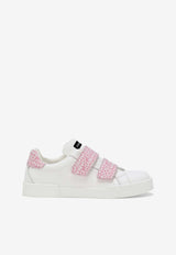 Dolce & Gabbana Kids Girls Portofino Low-Top Sneakers DA5210 AB271 HEXCA White