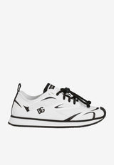 Dolce & Gabbana Kids Boys DG Cushion Low-Top Sneakers White DA5328 AW920 89697