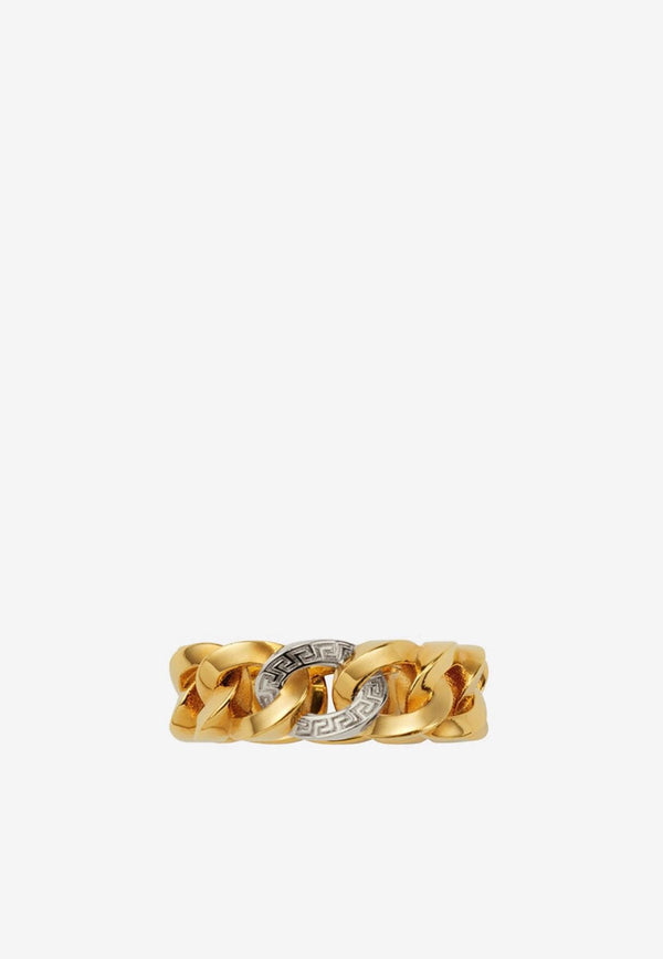 Versace Medusa Chain Ring DG5I020 DJMT KVOP Gold