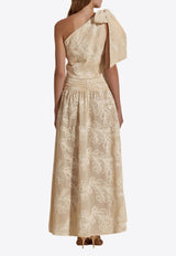 Dahlia Bianca Cleo Floral Maxi Skirt Beige DHB10107361-108_BEIGE MULT