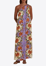 Dahlia Bianca Jolie Floral Maxi Dresses Multicolor DHB10107438-104_MULTI COLO