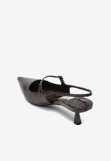 Jimmy Choo Didi 45 Leather Slingback Pumps DIDI45CCL/R_JIMCH-CH