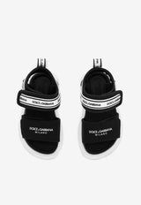 Dolce & Gabbana Kids Baby Boys Logo Sandals DL0082 AE928 89690 Black