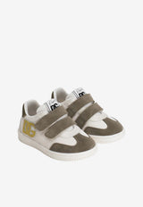 Dolce & Gabbana Kids Baby Boys DG Logo Patch Low-Top Sneakers White DN0205 A4278 8M557