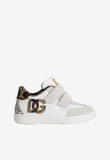 Dolce & Gabbana Kids Baby Girls DG Logo Patch Low-Top Sneakers Multicolor DN0234 AX262 80995