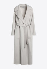 S Max Mara Doris Wrap Wool Coat Ivory DORISWO/R_MAXS-016