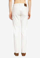 Tom Ford Straight-Leg Jeans DPH001-DMC059S25 AW008 White